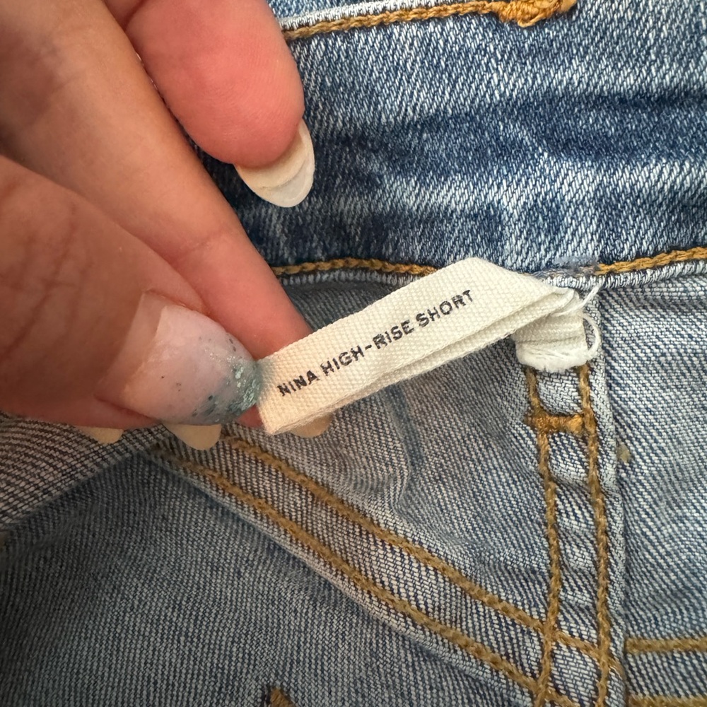 rag & bone High Rise Jean Shorts - Picture 6 of 7